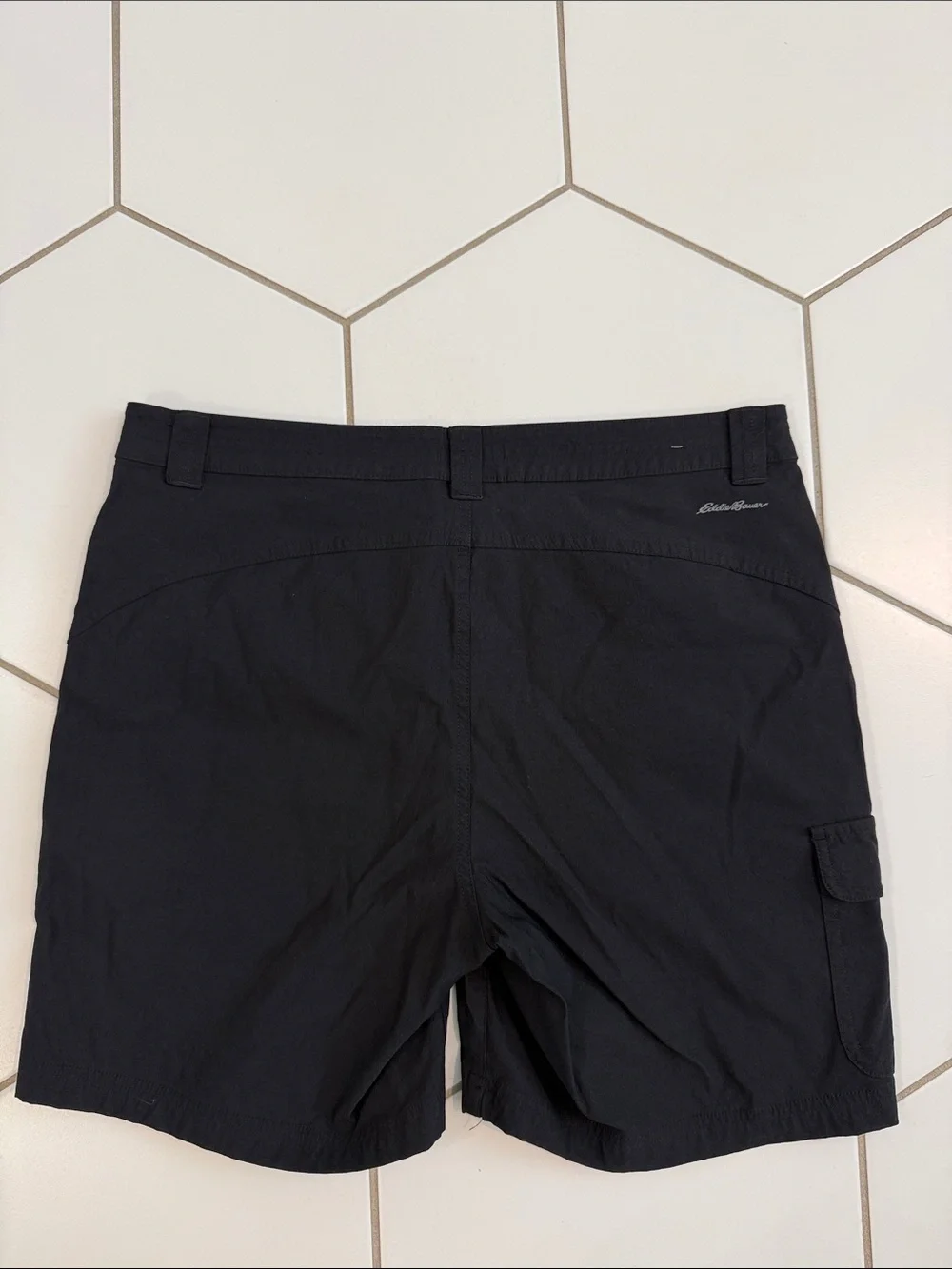Eddie Bauer Black Women's Athletic Cargo Shorts